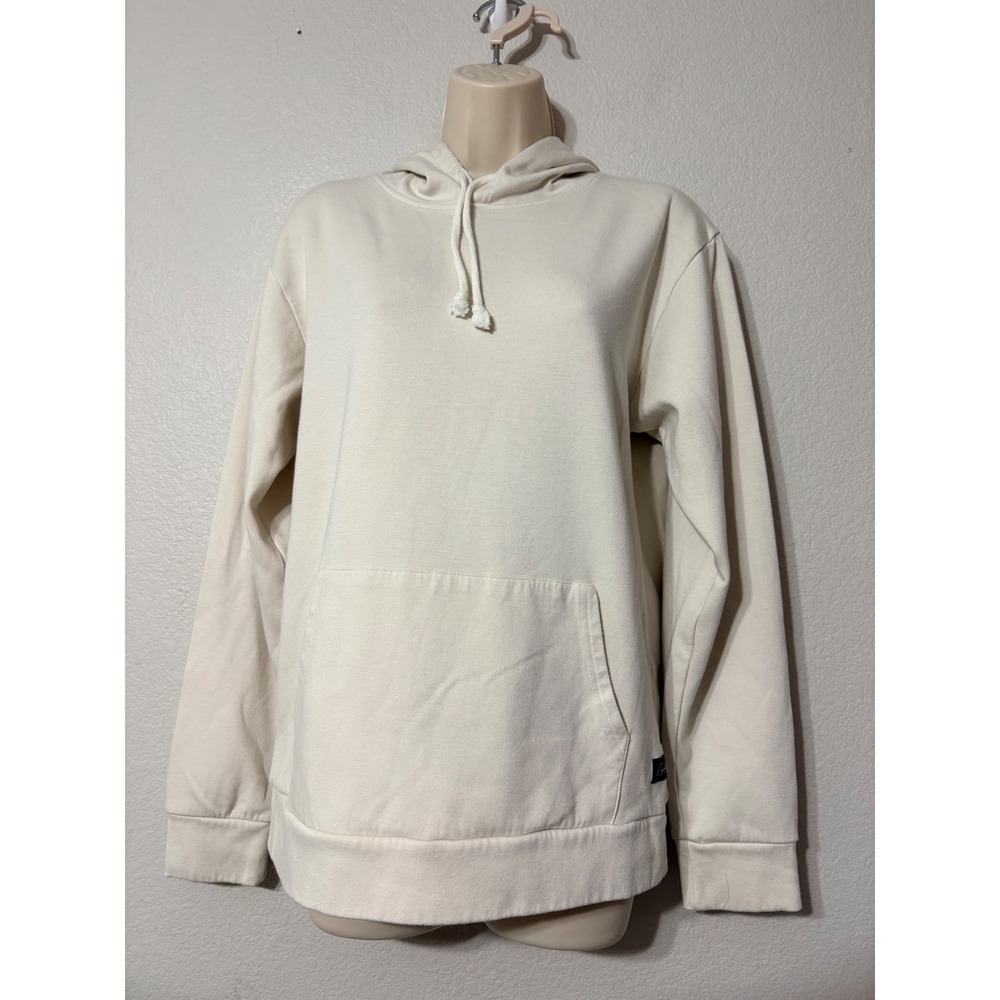 Joss + J x Angelo J Cream Soft Bamboo Cotton Blend Hoodie Sweatshirt Small
